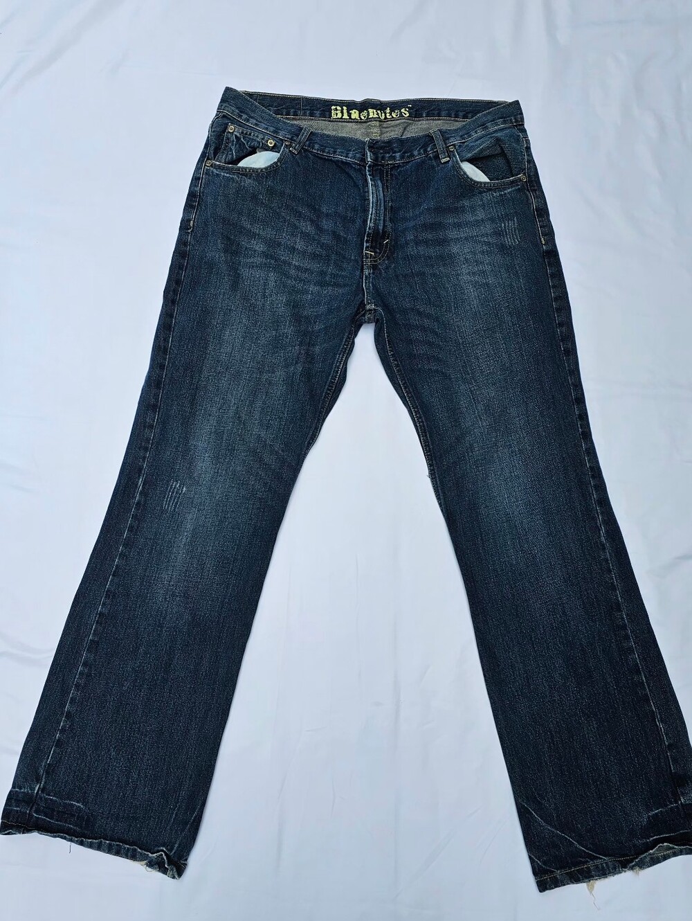 Bluenotes Men's Dark Blue Denim Jeans- Y2K